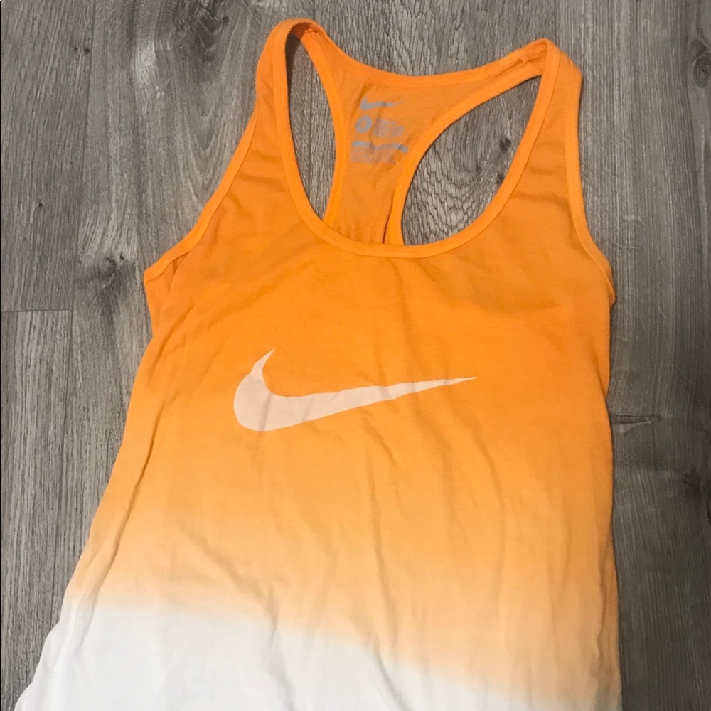 Nike ombré orange tank